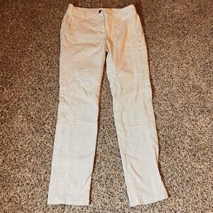 Chico's Women's Size 0(4)‎ Regular Pinstripe Corduroy Utility Style Pants